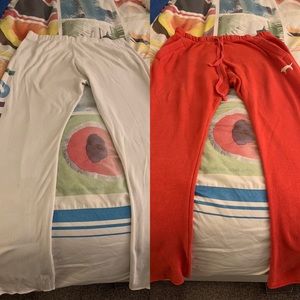 VICTORIAS SECRET PINK BOYFRIEND PANT x2 BUNDLE